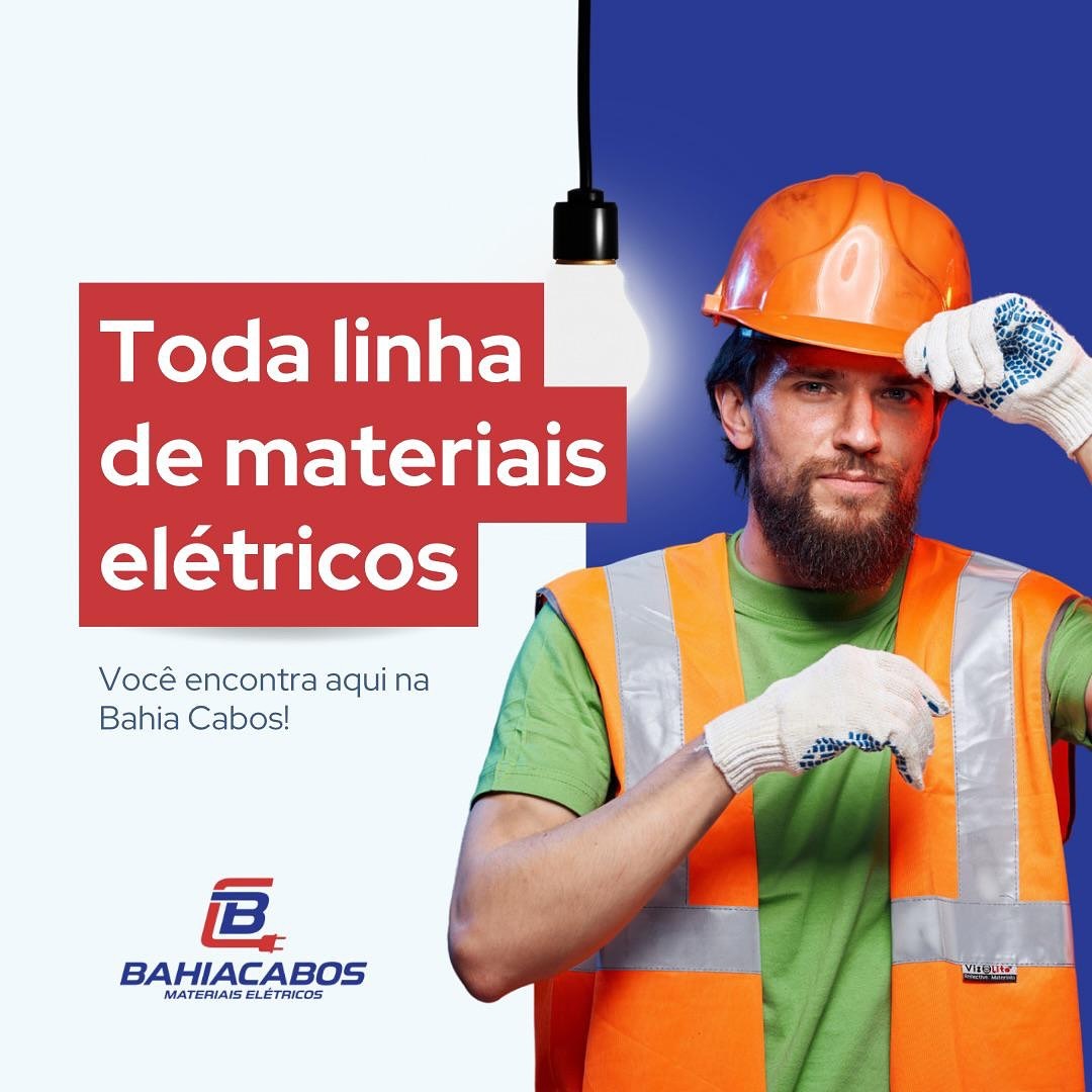 Instagram Bahia Cabos Materias Eletricos em Salvador